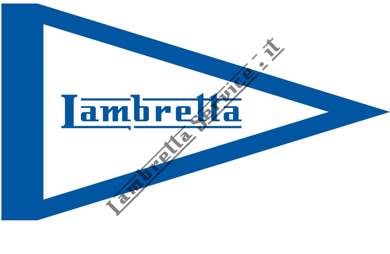 Foto del prodotto - Bandierina Lambretta  blu